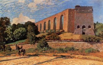 Alfred Sisley : The Aqueduct at Marly